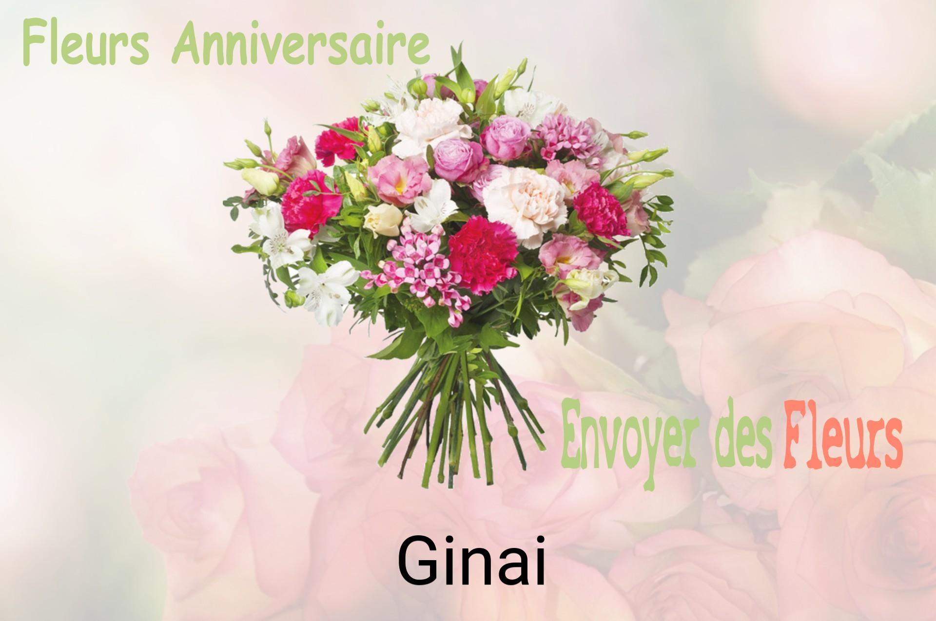 Bouquet de fleurs d’anniversaire livré à Ginai